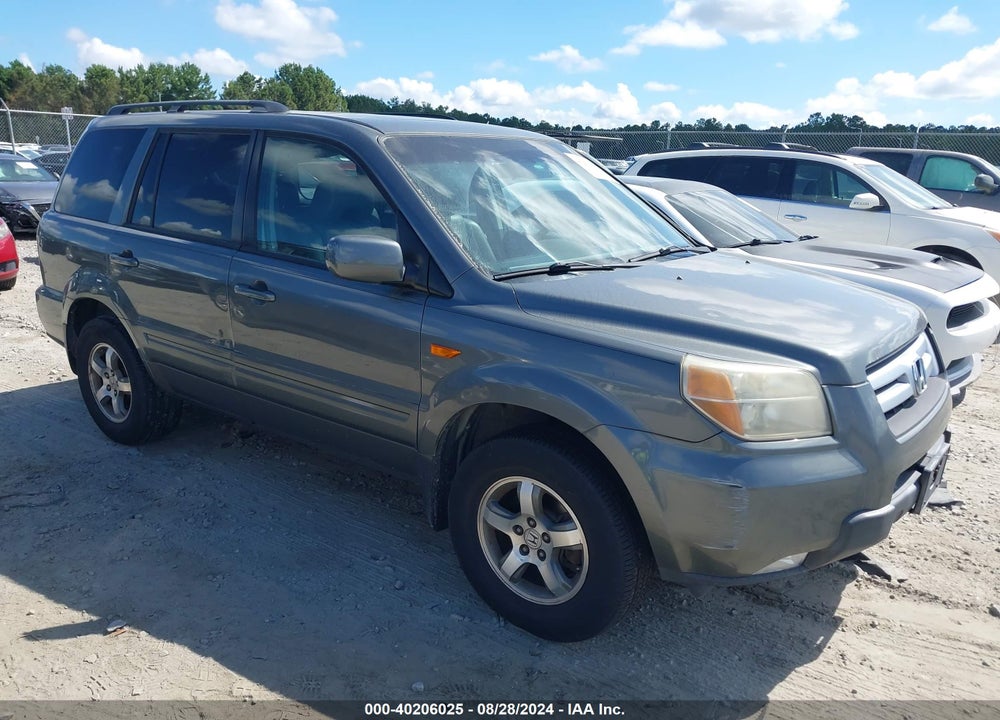 2007 HONDA PILOT EX-L VIN: 5FNYF28797B022928