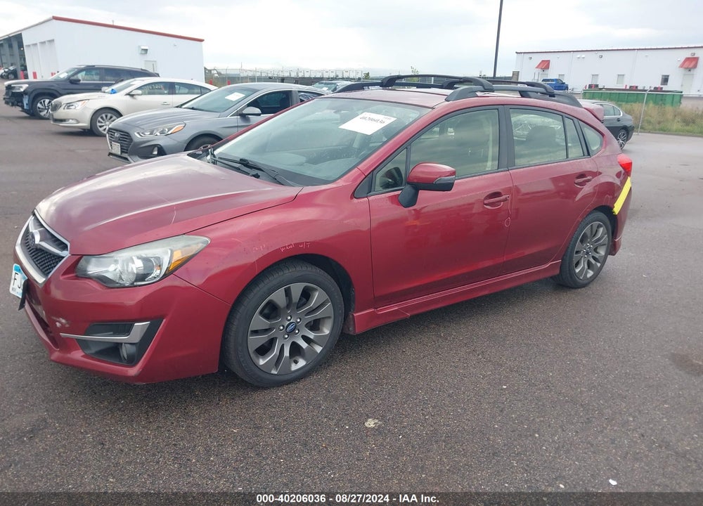 2015 SUBARU IMPREZA 2.0I SPORT PREMIUM VIN: JF1GPAT64FH205899
