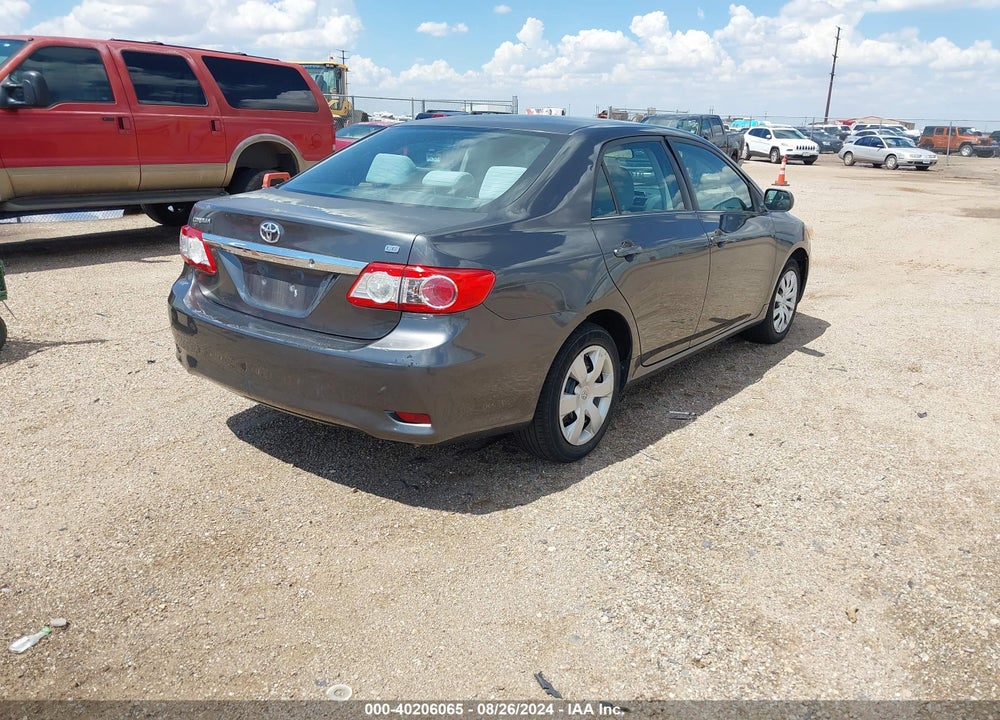 2013 TOYOTA COROLLA LE VIN: 2T1BU4EE6DC058683