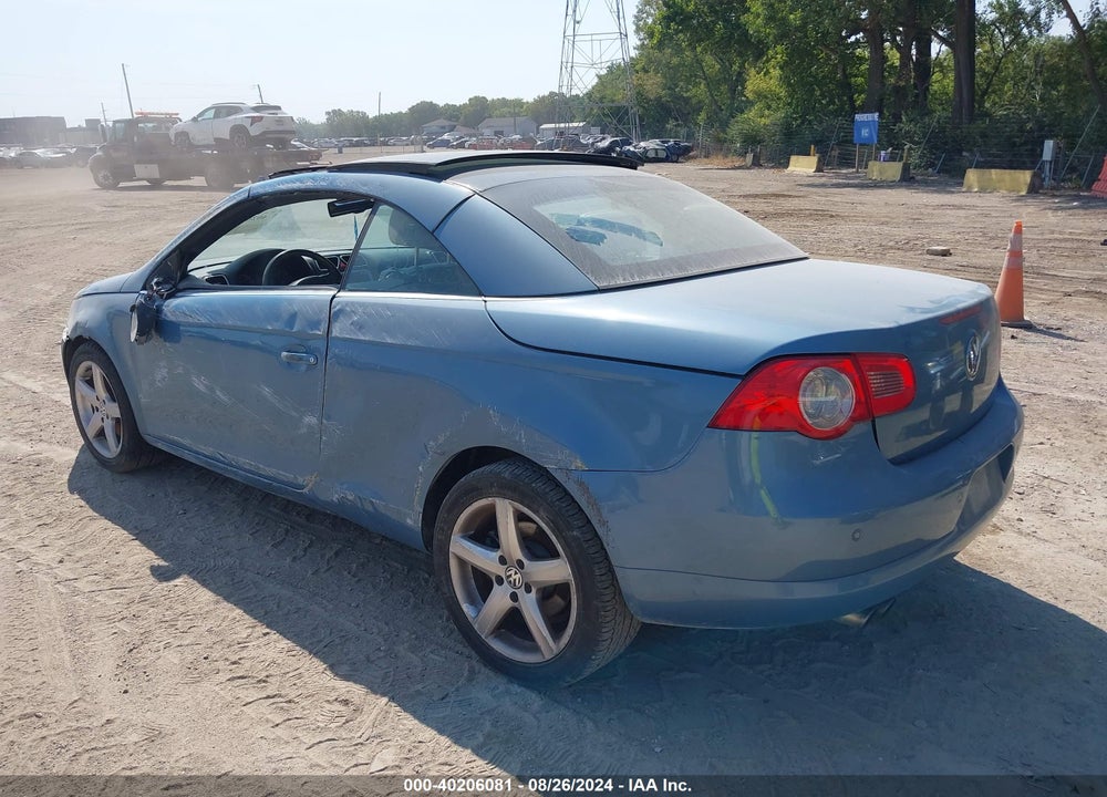 2007 VOLKSWAGEN EOS 2.0T VIN: WVWDA71F57V006822