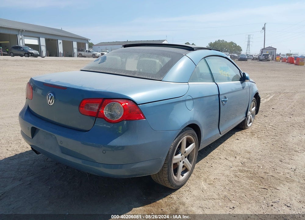 2007 VOLKSWAGEN EOS 2.0T VIN: WVWDA71F57V006822