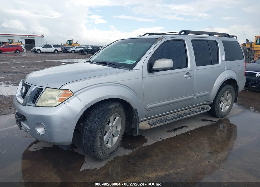 2008 NISSAN PATHFINDER SE VIN: 5N1AR18U58C663223