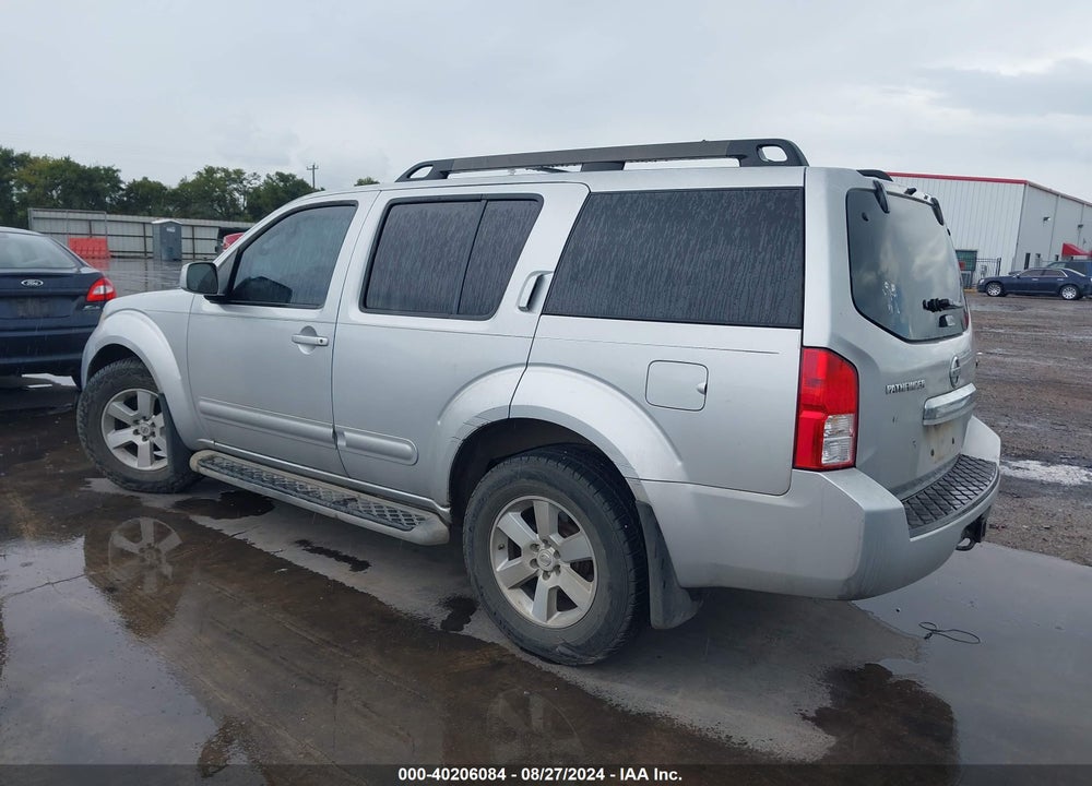 2008 NISSAN PATHFINDER SE VIN: 5N1AR18U58C663223
