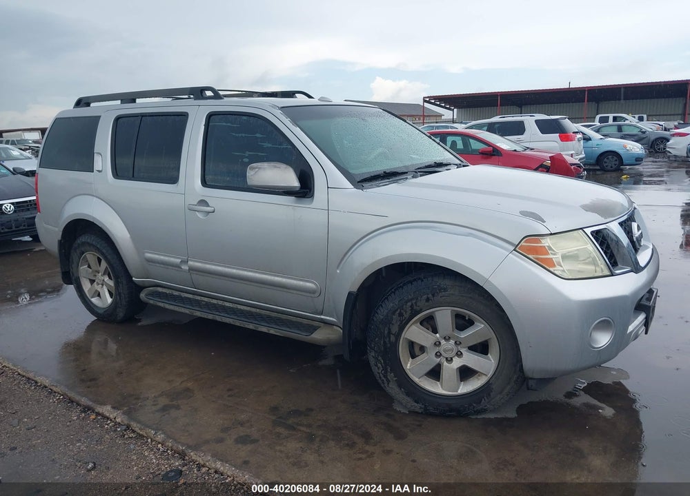 2008 NISSAN PATHFINDER SE VIN: 5N1AR18U58C663223