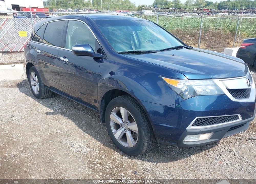 2013 ACURA MDX TECHNOLOGY PACKAGE VIN: 2HNYD2H45DH506655