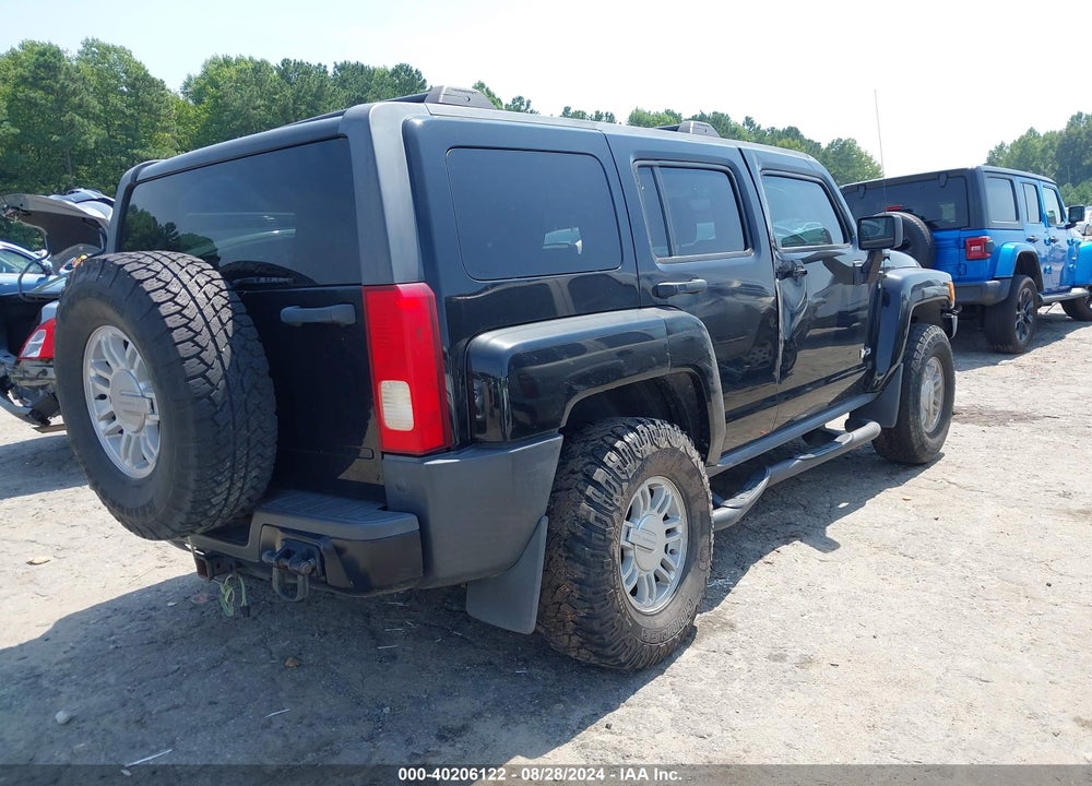 2009 HUMMER H3 SUV VIN: 5GTEN13E598102616