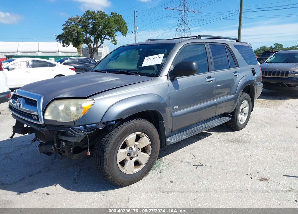 2007 TOYOTA 4RUNNER SR5 V8 VIN: JTEZT14R170028893
