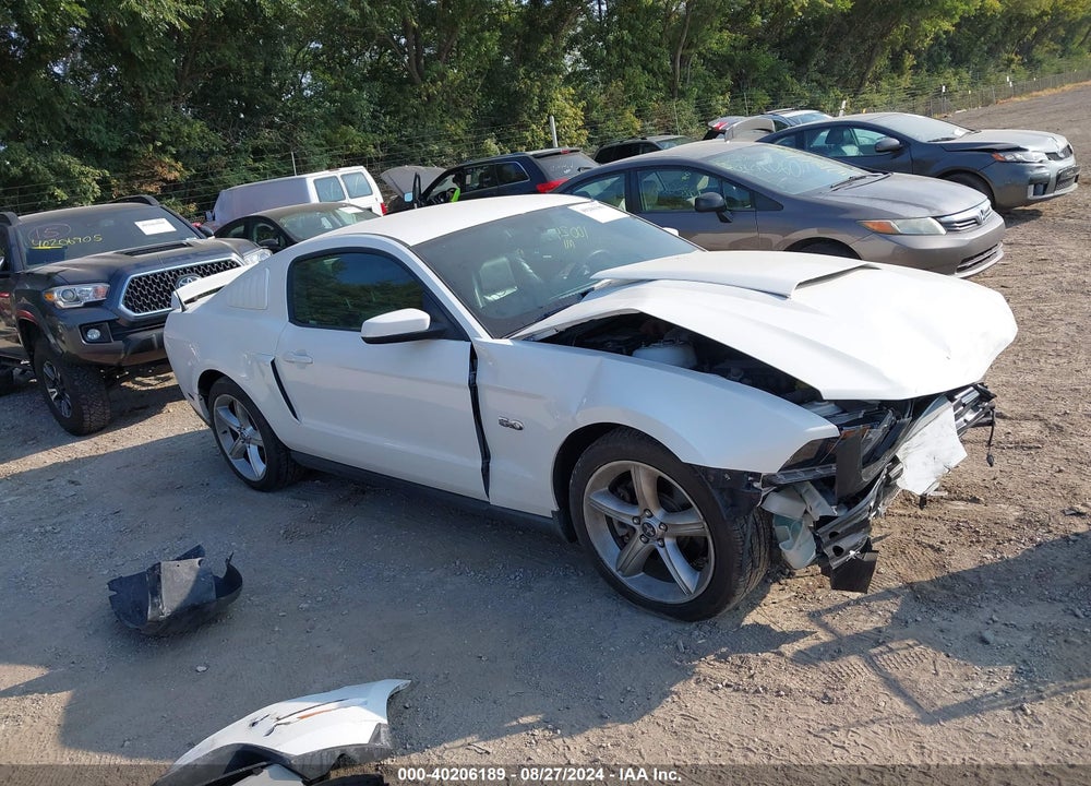 2012 FORD MUSTANG GT PREMIUM VIN: 1ZVBP8CF0C5255996
