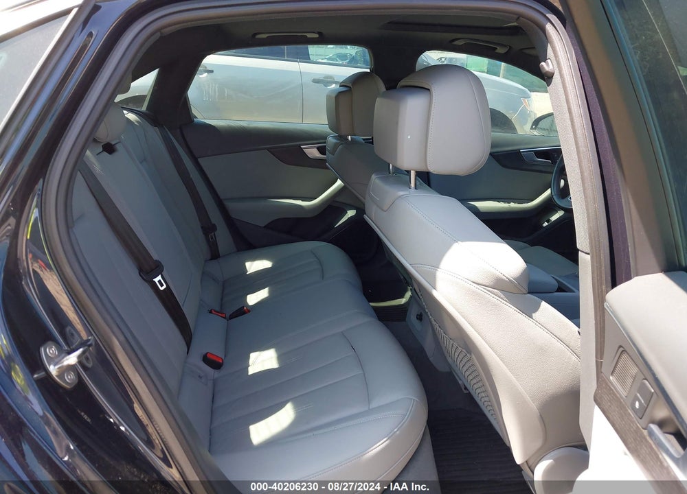 2018 AUDI A4 2.0T PREMIUM VIN: WAUENAF4XJN016165