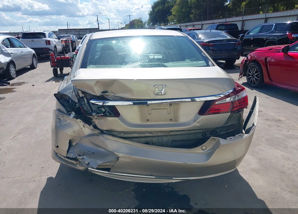 2016 HONDA ACCORD LX VIN: 1HGCR2F36GA156484