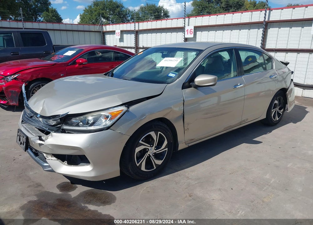2016 HONDA ACCORD LX VIN: 1HGCR2F36GA156484