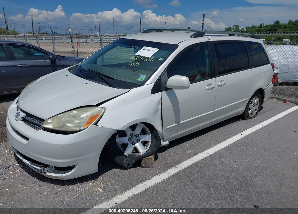 2005 TOYOTA SIENNA XLE VIN: 5TDZA22C55S323763