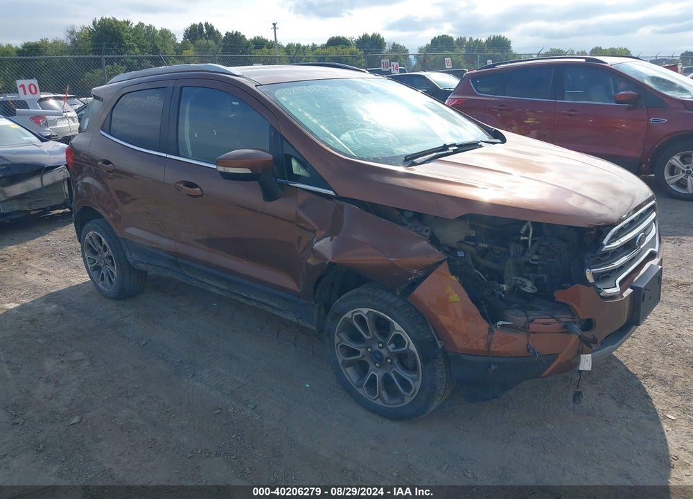 2019 FORD ECOSPORT TITANIUM VIN: MAJ6S3KL3KC289749