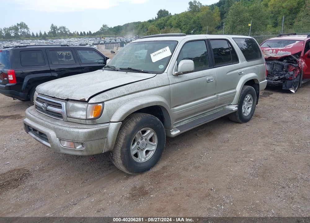 2000 TOYOTA 4RUNNER LIMITED V6 VIN: JT3HN87R1Y0262634