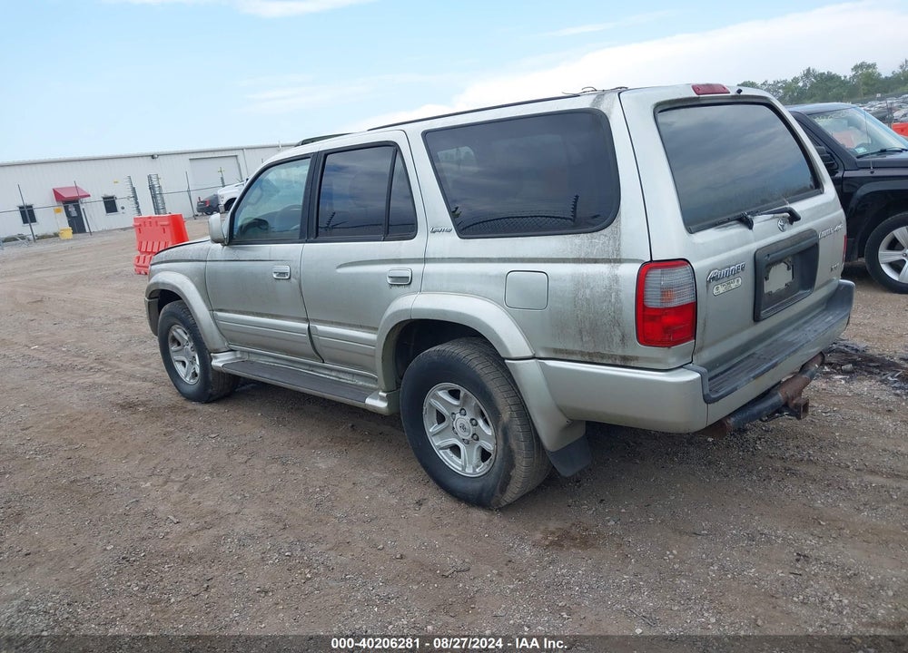 2000 TOYOTA 4RUNNER LIMITED V6 VIN: JT3HN87R1Y0262634