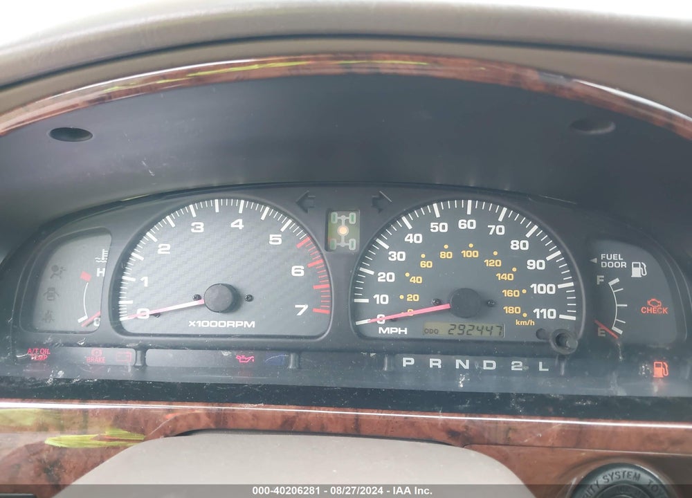 2000 TOYOTA 4RUNNER LIMITED V6 VIN: JT3HN87R1Y0262634
