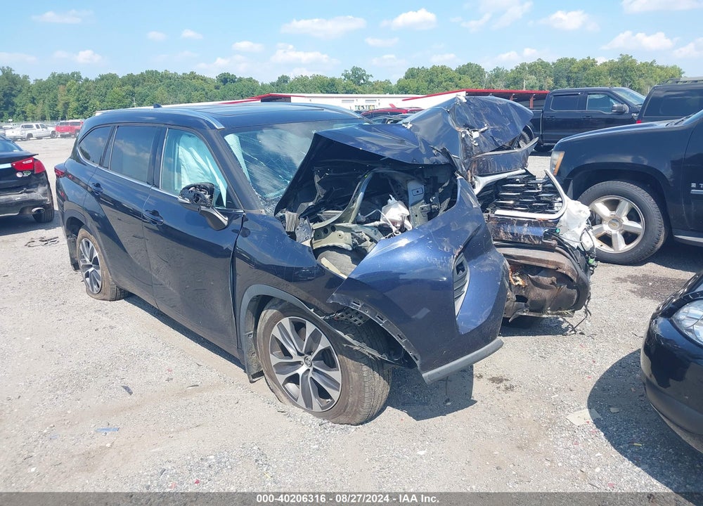 2020 TOYOTA HIGHLANDER XLE VIN: 5TDHZRBH0LS010349