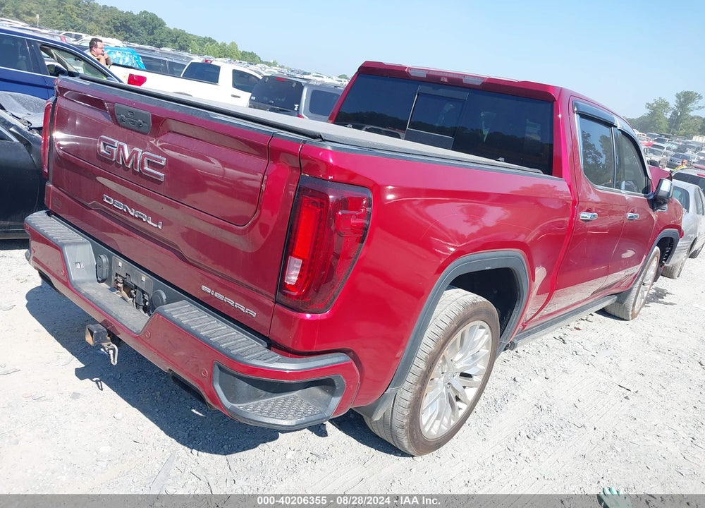2019 GMC SIERRA 1500 DENALI VIN: 1GTU9FEL8KZ127817