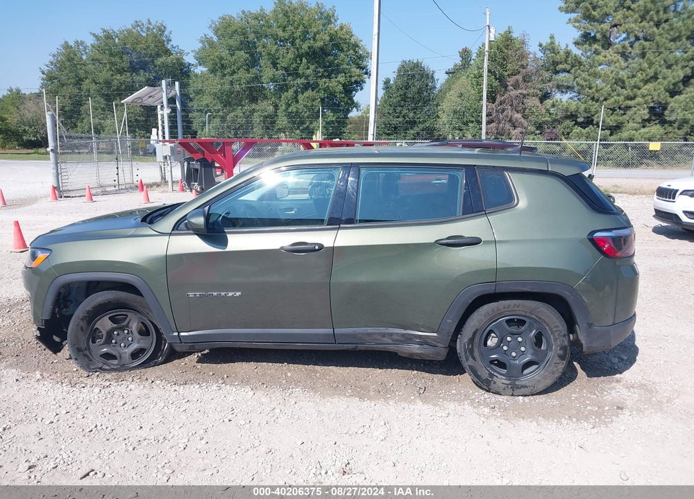 2020 JEEP COMPASS SPORT FWD VIN: 3C4NJCAB1LT252836