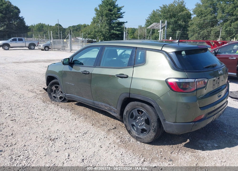2020 JEEP COMPASS SPORT FWD VIN: 3C4NJCAB1LT252836