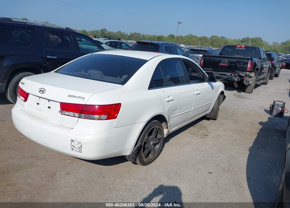 2006 HYUNDAI SONATA GLS VIN: 5NPEU46C86H127187