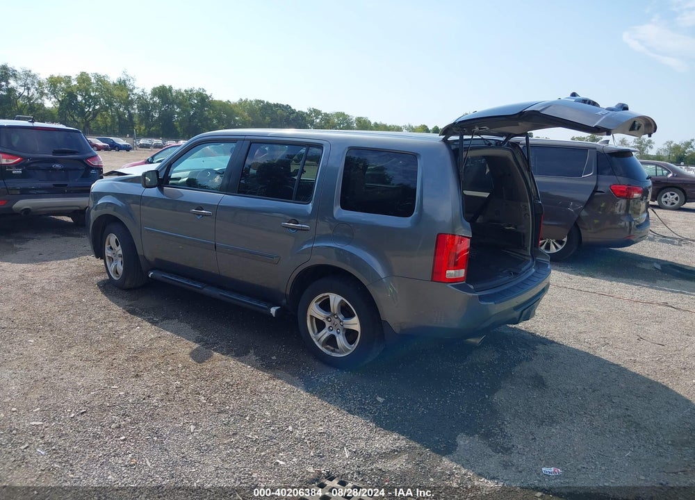 2013 HONDA PILOT EX-L VIN: 5FNYF4H57DB014686