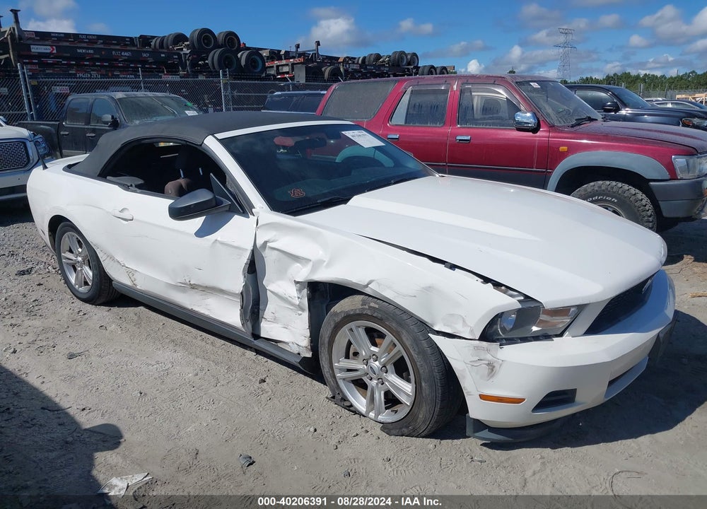 2012 FORD MUSTANG V6 VIN: 1ZVBP8EM5C5224948