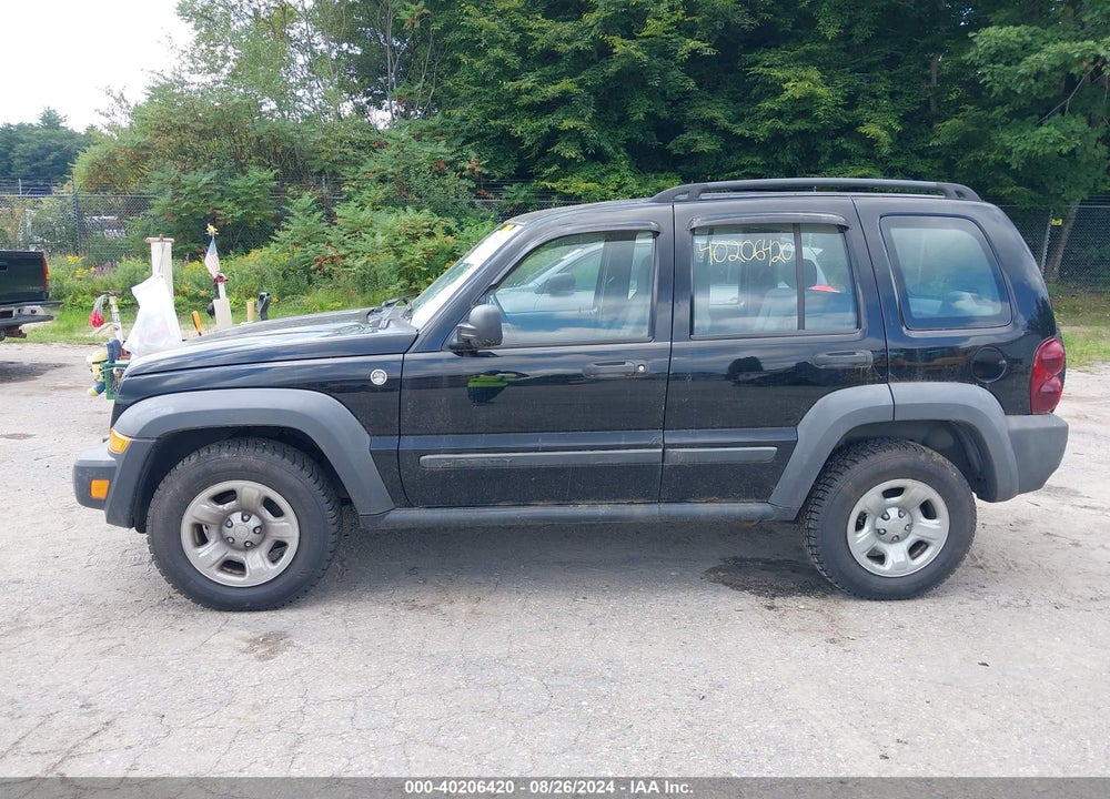 2007 JEEP LIBERTY SPORT VIN: 1J4GL48K47W613663