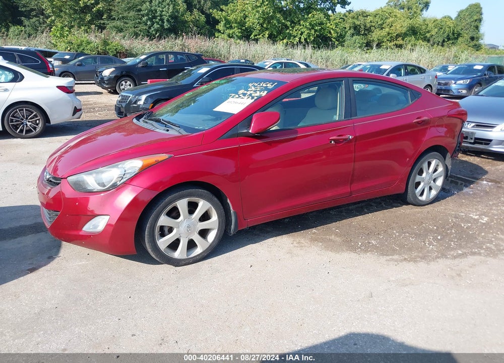 2013 HYUNDAI ELANTRA LIMITED VIN: KMHDH4AE8DU564436