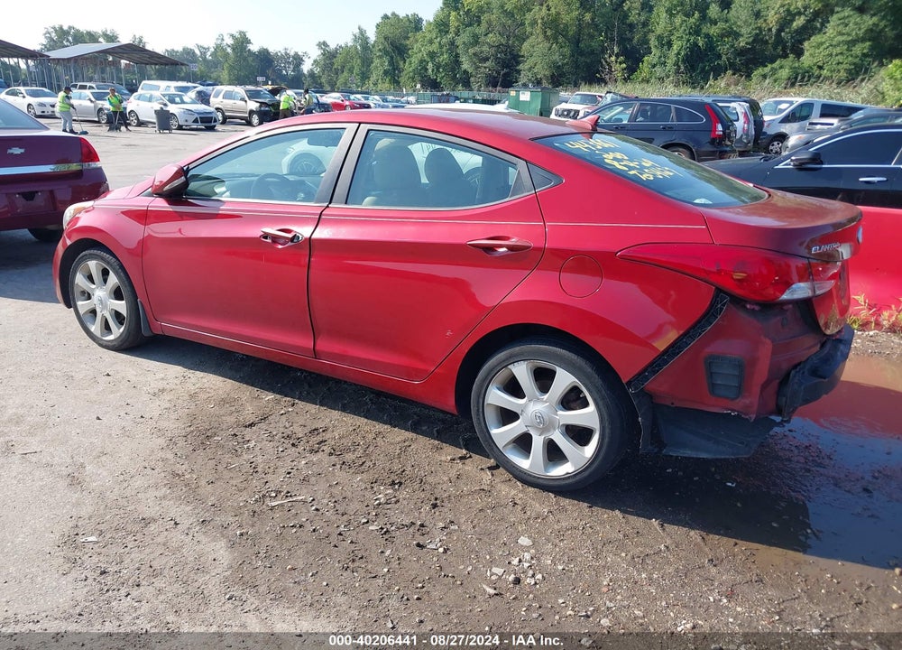2013 HYUNDAI ELANTRA LIMITED VIN: KMHDH4AE8DU564436