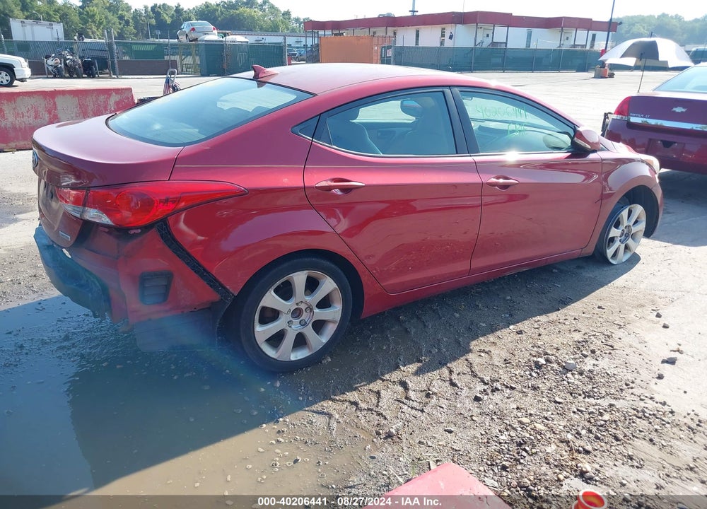 2013 HYUNDAI ELANTRA LIMITED VIN: KMHDH4AE8DU564436