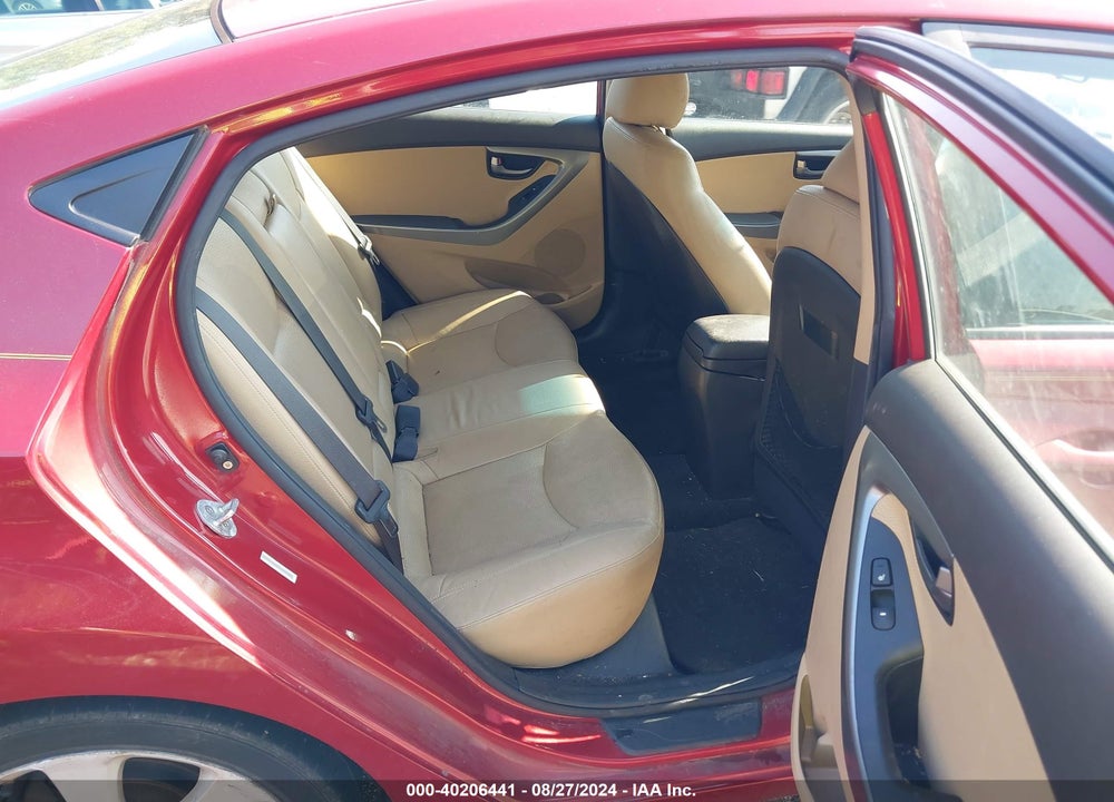 2013 HYUNDAI ELANTRA LIMITED VIN: KMHDH4AE8DU564436