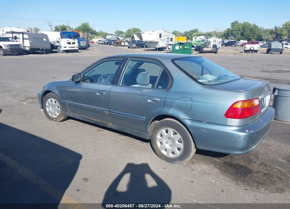 2000 HONDA CIVIC VALUE PACKAGE VIN: 2HGEJ6610YH513618