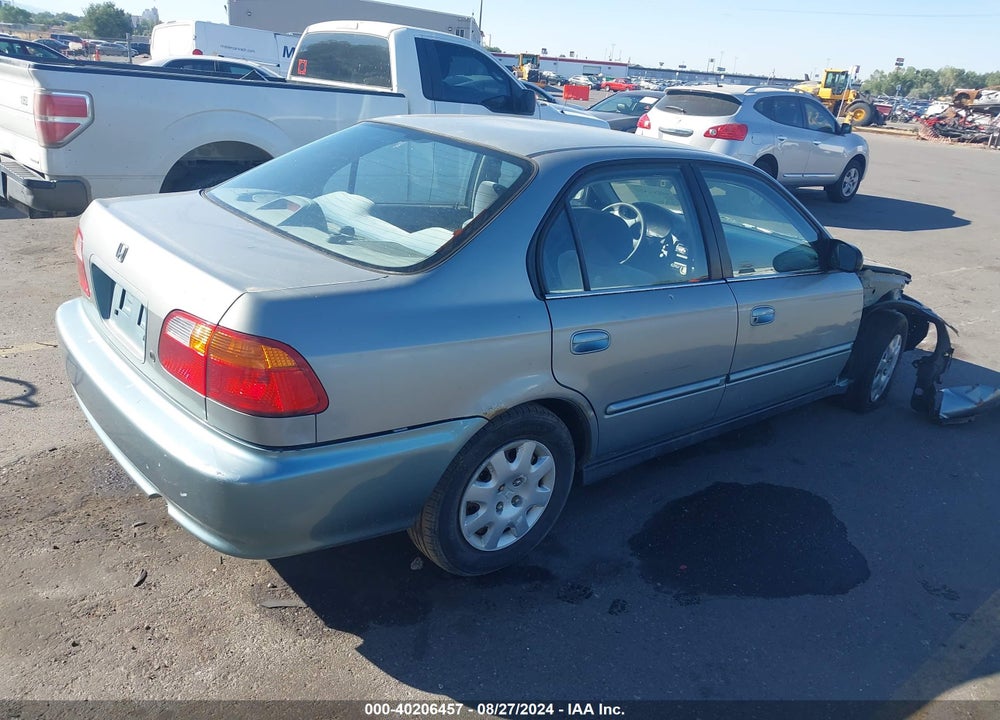 2000 HONDA CIVIC VALUE PACKAGE VIN: 2HGEJ6610YH513618