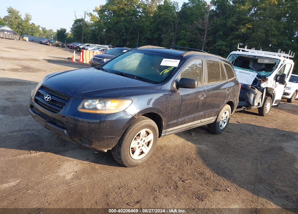 2009 HYUNDAI SANTA FE GLS VIN: 5NMSG13D29H277819