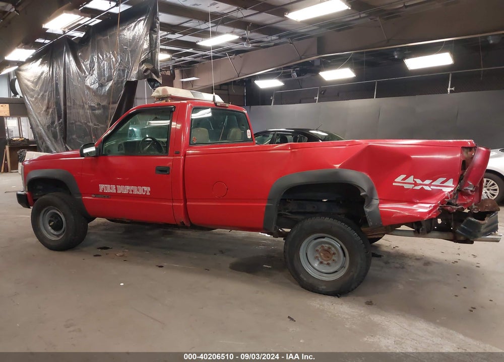 1998 CHEVROLET K2500 FLEETSIDE VIN: 1GCGK24R2WZ193981