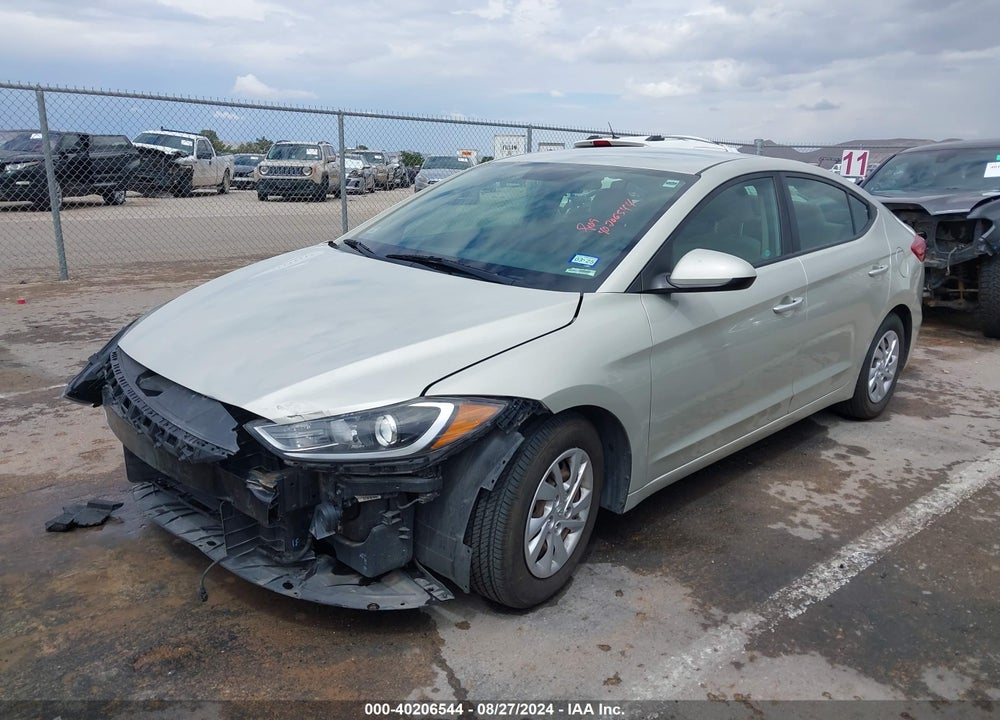 2017 HYUNDAI ELANTRA SE VIN: 5NPD74LF1HH082372