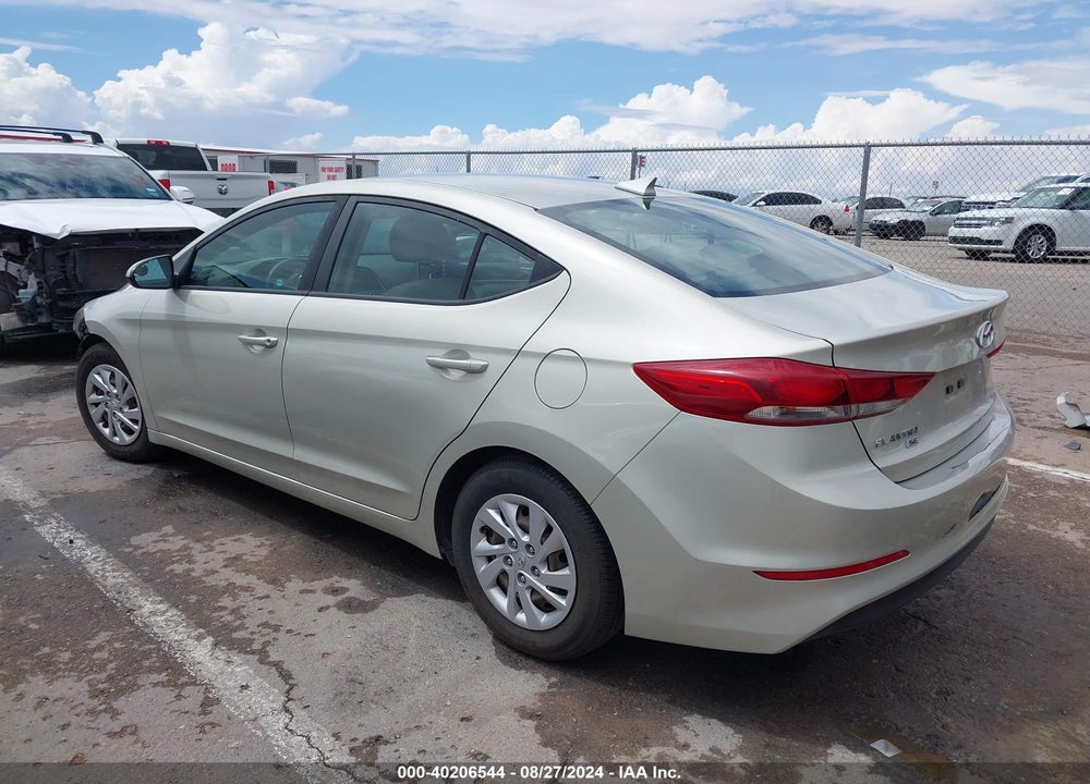 2017 HYUNDAI ELANTRA SE VIN: 5NPD74LF1HH082372