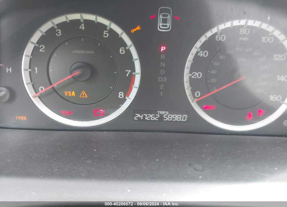 2009 HONDA ACCORD VIN: 1HGCS12749A020770