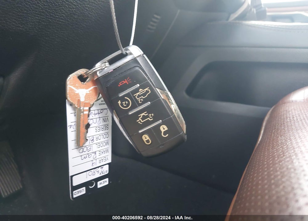 2019 RAM 1500 LONGHORN VIN: 1C6SRFKT4KN509899