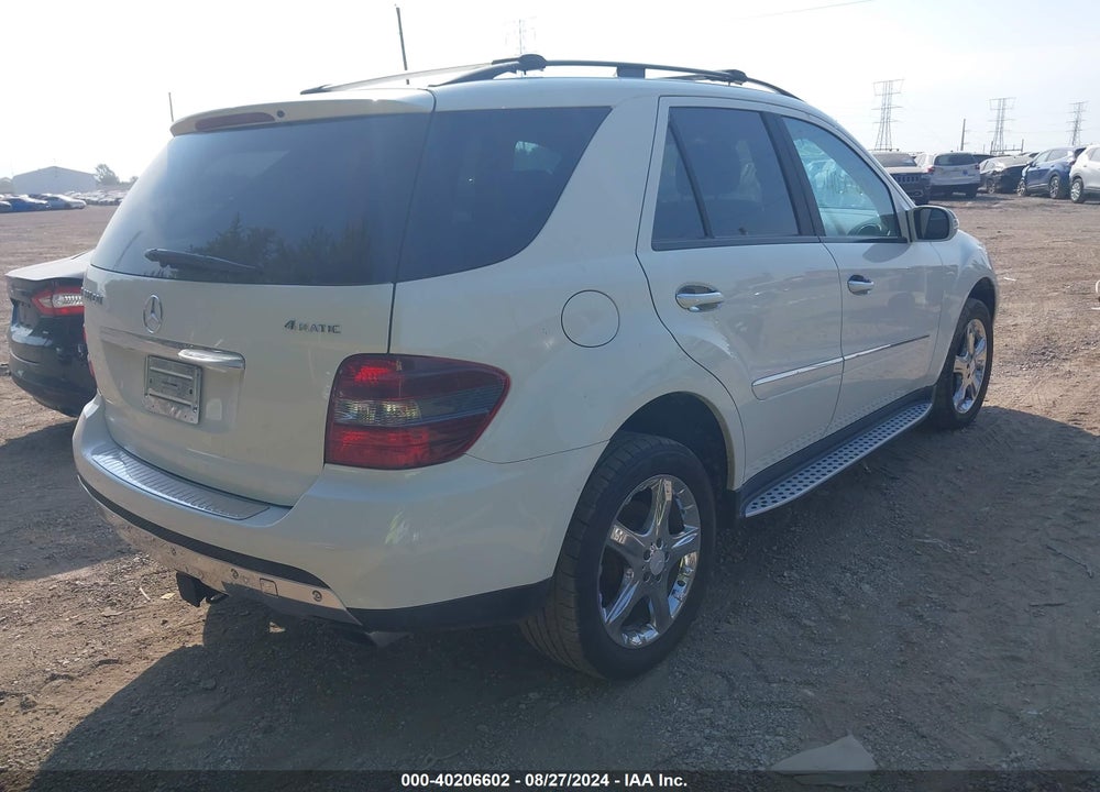 2008 MERCEDES-BENZ ML 320 CDI 4MATIC VIN: 4JGBB22E08A345232