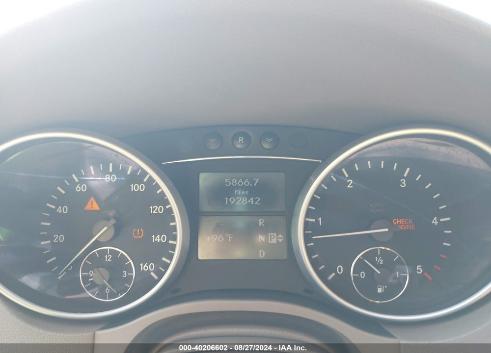 2008 MERCEDES-BENZ ML 320 CDI 4MATIC VIN: 4JGBB22E08A345232