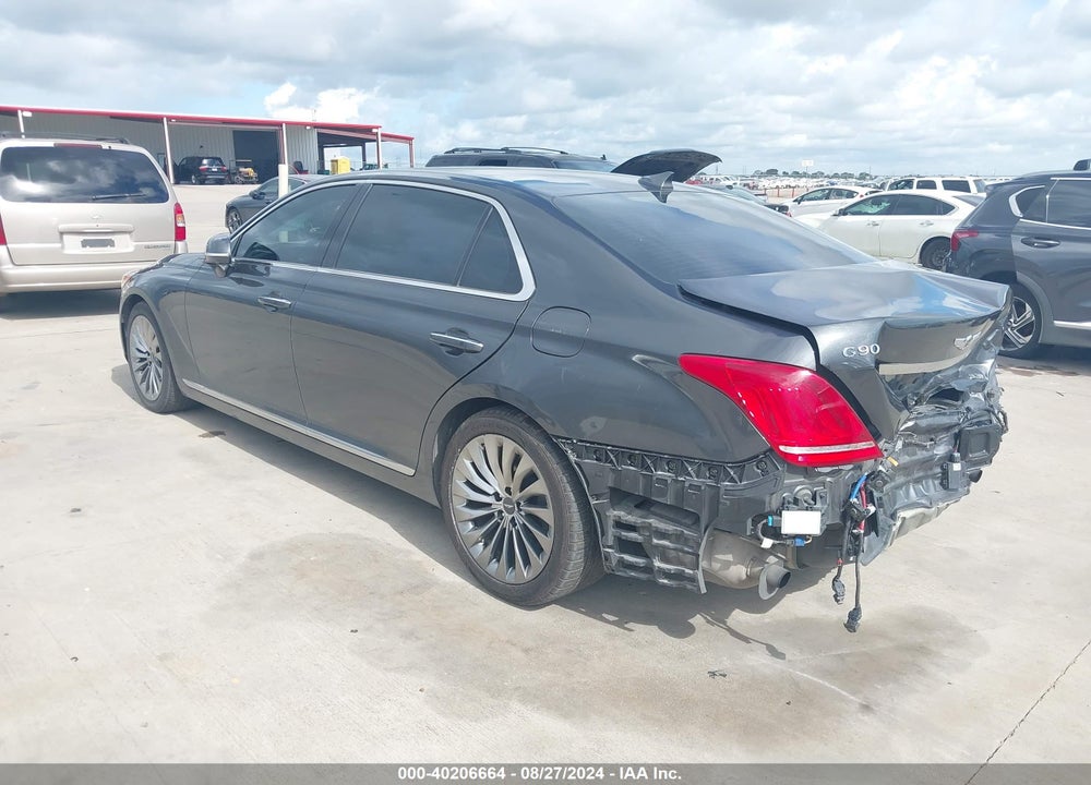 2018 GENESIS G90 3.3T PREMIUM VIN: KMHG34JA8JU041535