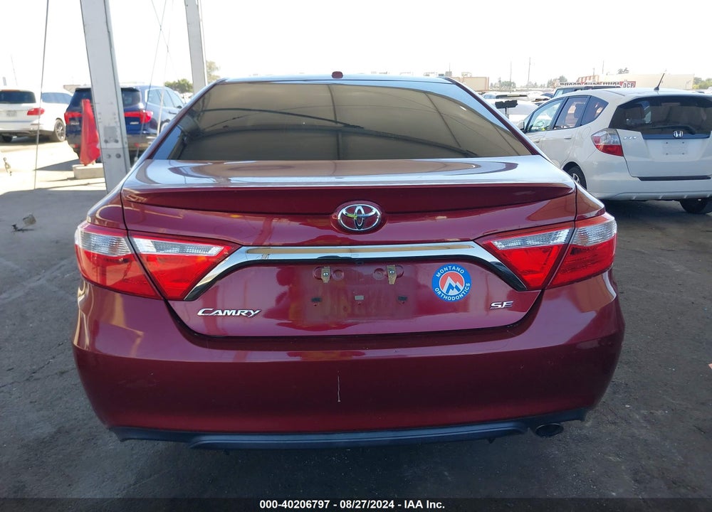 2016 TOYOTA CAMRY SE VIN: 4T1BF1FK4GU517001
