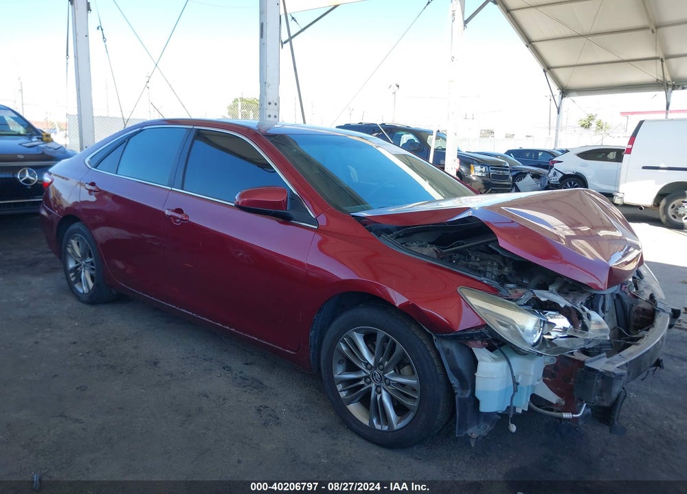 2016 TOYOTA CAMRY SE VIN: 4T1BF1FK4GU517001