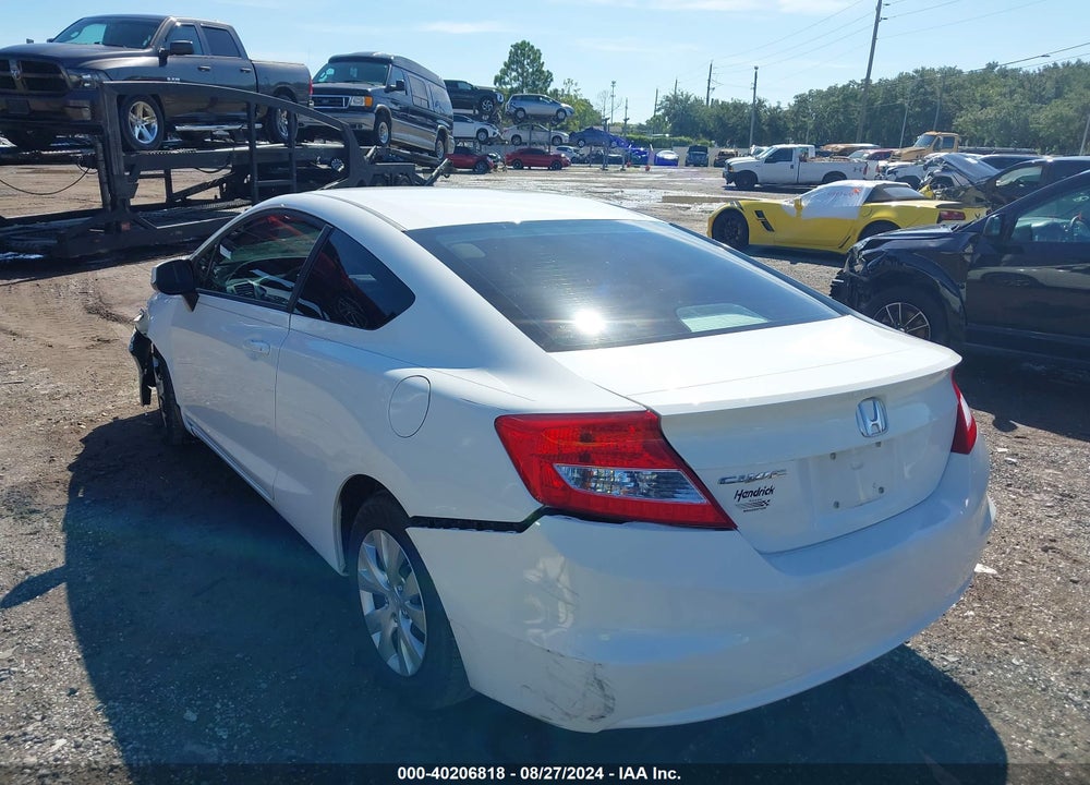2012 HONDA CIVIC LX VIN: 2HGFG3B58CH537328