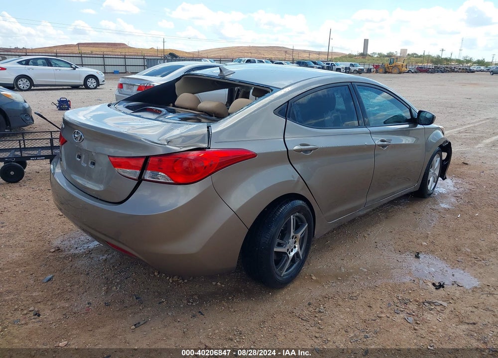 2013 HYUNDAI ELANTRA GLS VIN: 5NPDH4AE3DH279125