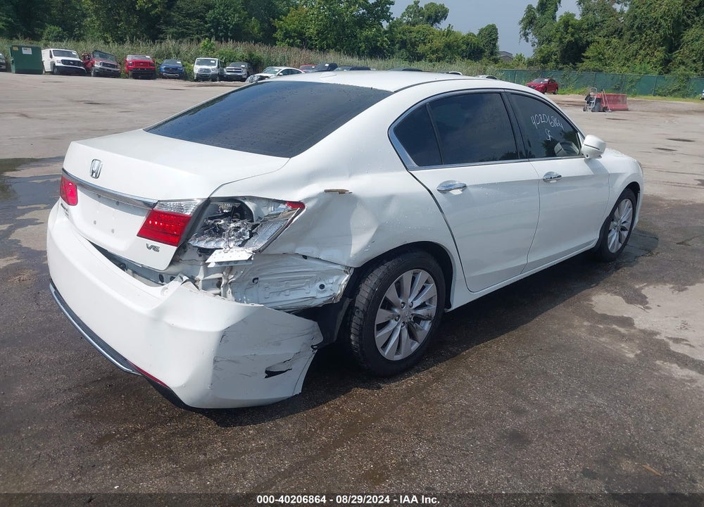 2014 HONDA ACCORD EX-L V-6 VIN: 1HGCR3F81EA012016