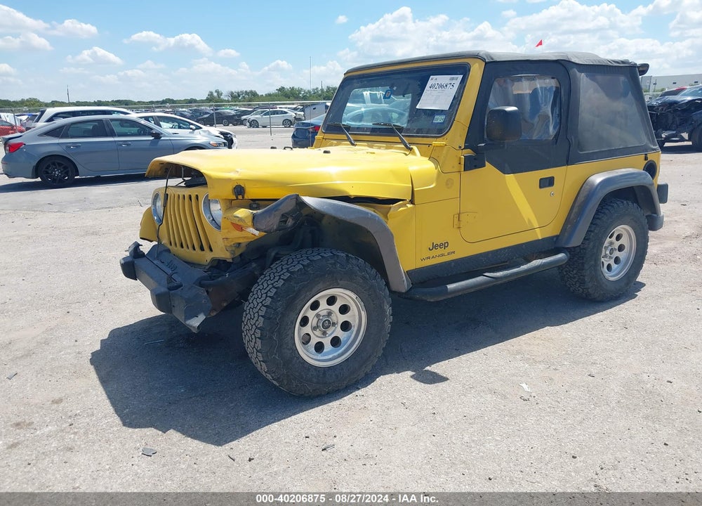 2004 JEEP WRANGLER X VIN: 1J4FA39S94P780813