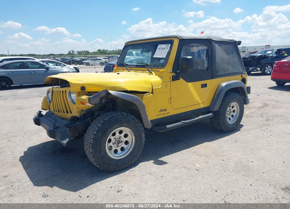 2004 JEEP WRANGLER X VIN: 1J4FA39S94P780813